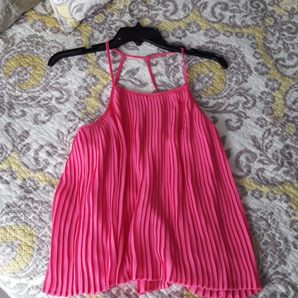 Boutique Fushia Buddy Love tank top Size M